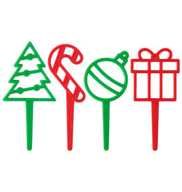 Holiday Icon Cupcake Picks (12/pkg)