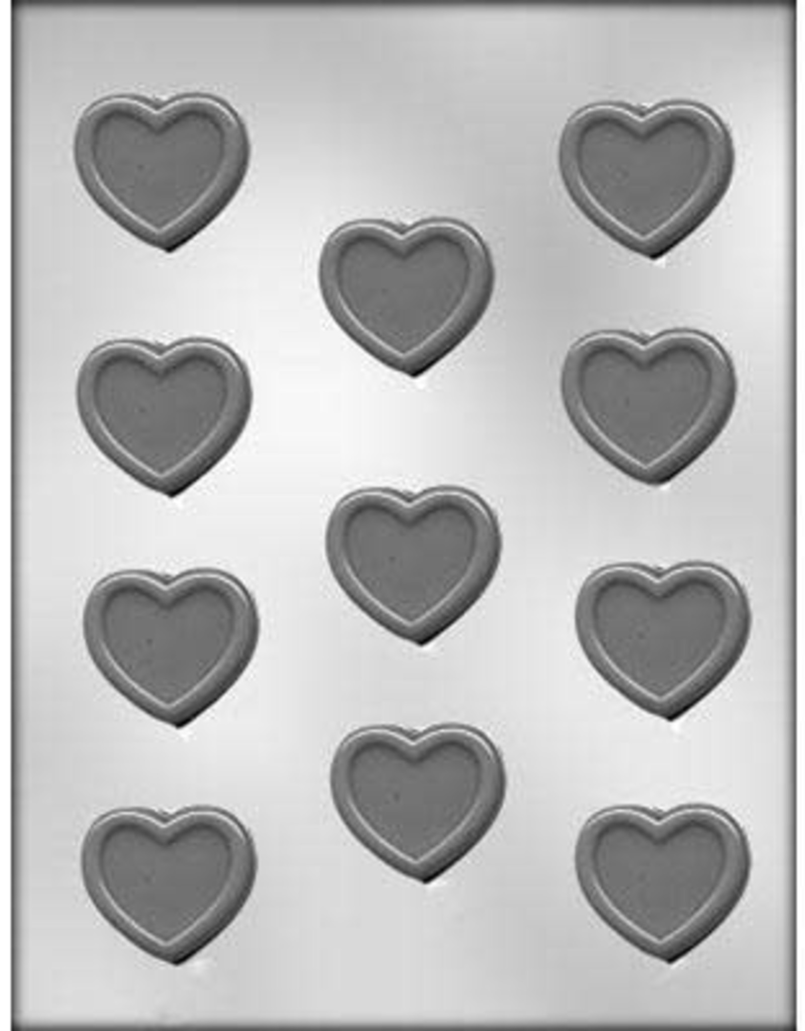 CK Products Heart with Border Chocolate Mold (1.75")