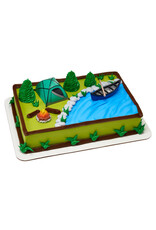 Fireside Camp DecoSet Cake Topper