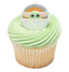 The Child Cupcake Rings-12/pkg(The Mandalorian)