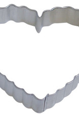 Fluted Heart Cookie Cutter (4")