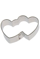 Mini Double Heart Cookie Cutter (2")