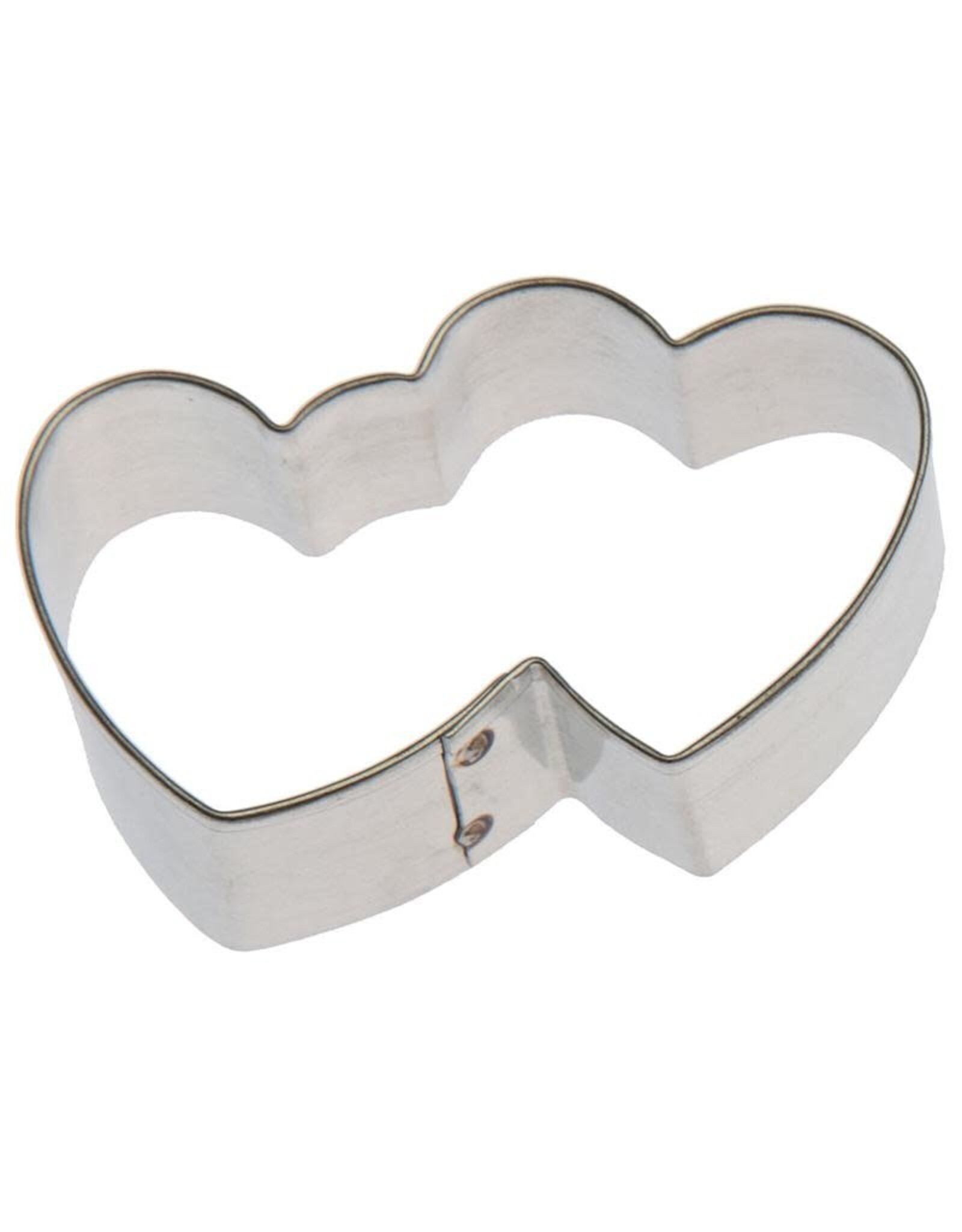 Mini Double Heart Cookie Cutter (2")