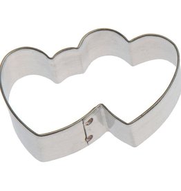 Mini Double Heart Cookie Cutter (2")