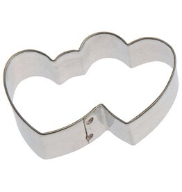 Mini Double Heart Cookie Cutter (2")