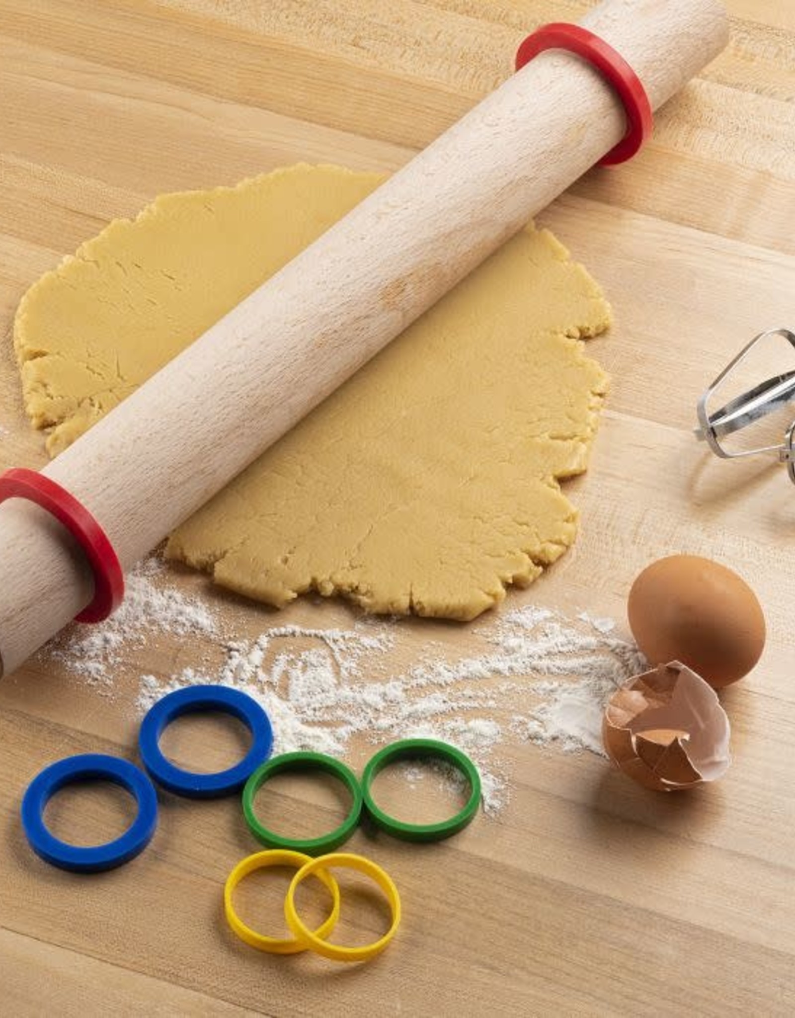 Harold Import Company Rolling Pin Rings8pc Set 