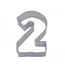 Number "2" Cookie Cutter (3")