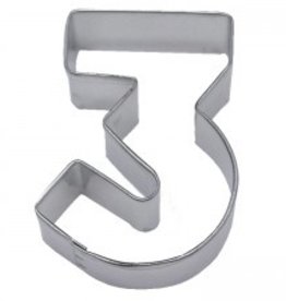 Number "3" Cookie Cutter