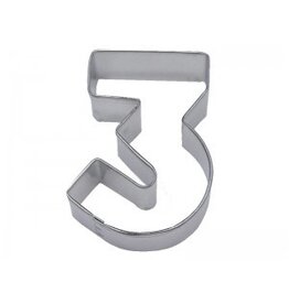 Number "3" Cookie Cutter