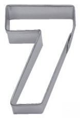 Number "7" Cookie Cutter