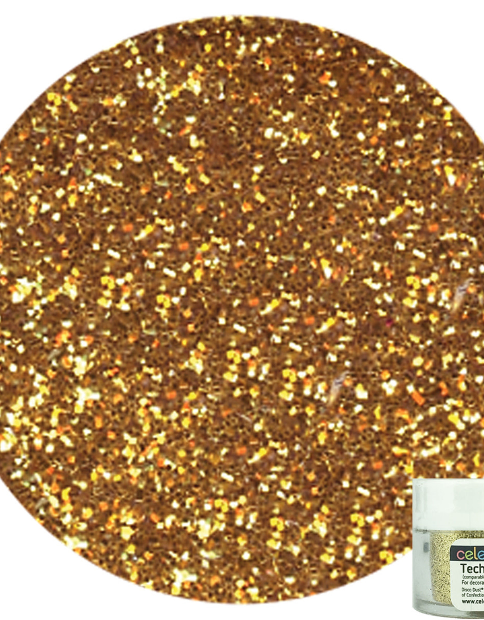 Techno Glitter -Gold