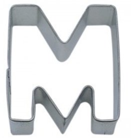 Letter "M" Cookie Cutter(3")