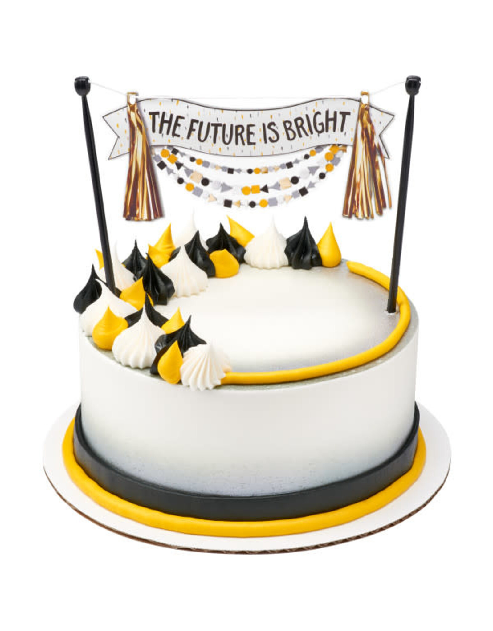 The Future Is Bright Cake Topper