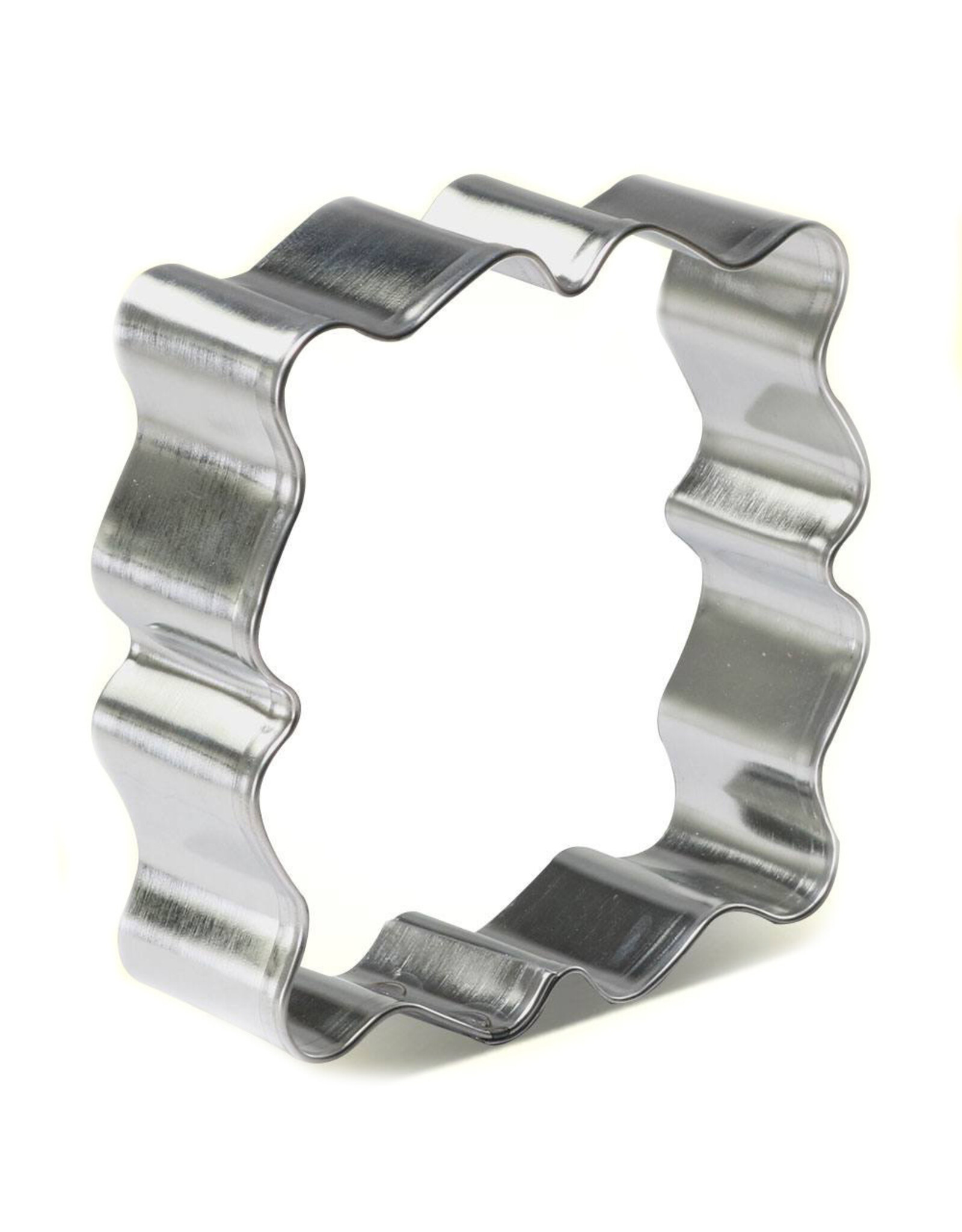 Fancy Square Plaque Cookie Cutter (3.75")