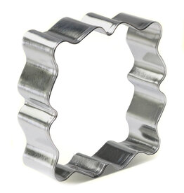 Fancy Square Plaque Cookie Cutter (3.75")