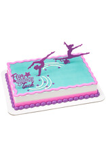 Flip Jump Tuck Tumbling Cake Topper Set