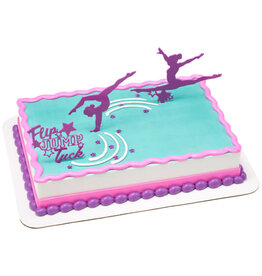 Flip Jump Tuck Tumbling Cake Topper Set