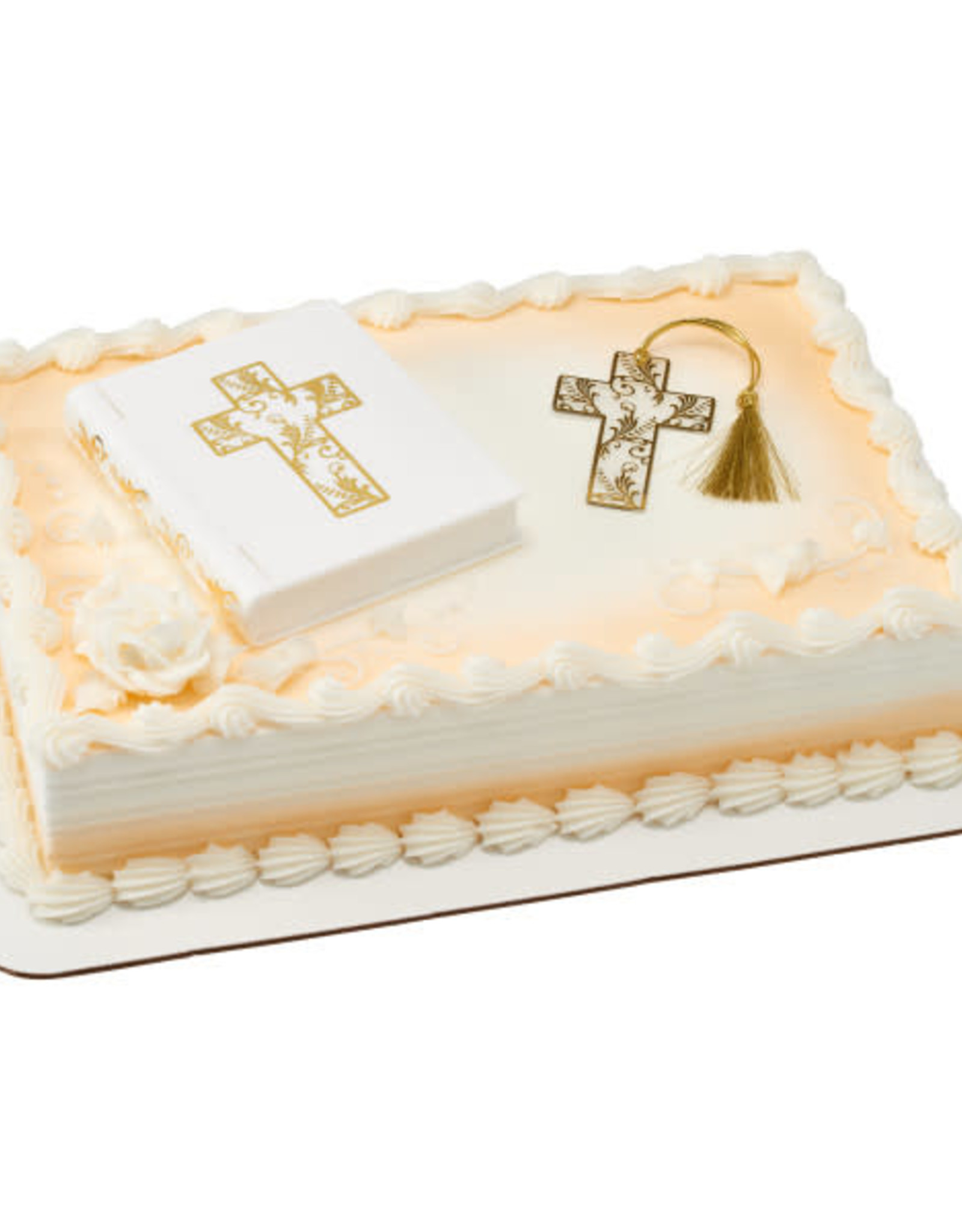 Two-Tier Bible Verse Groom's Cake