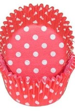 Red Polka Dot Baking Cups(approx 30-35ct)