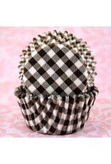 Black Gingham Baking Cups Mini (40-50ct)