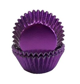 Purple Foil Mini Baking Cups (40-50ct)