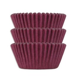 Burgundy Baking Cups Mini (40-50ct)