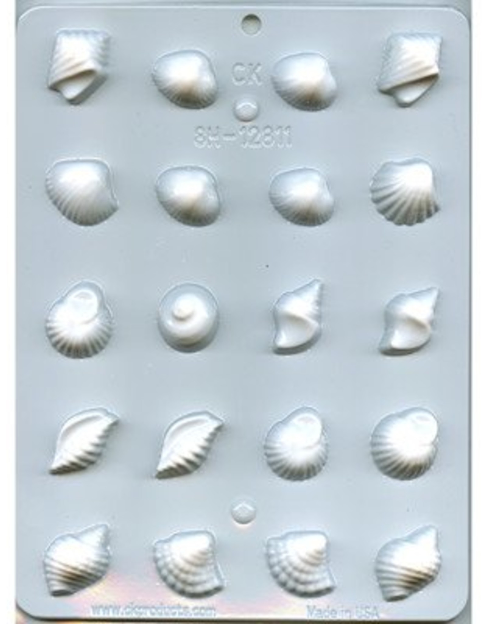 ASSORTED SHELLS(1") Hard Candy Mold