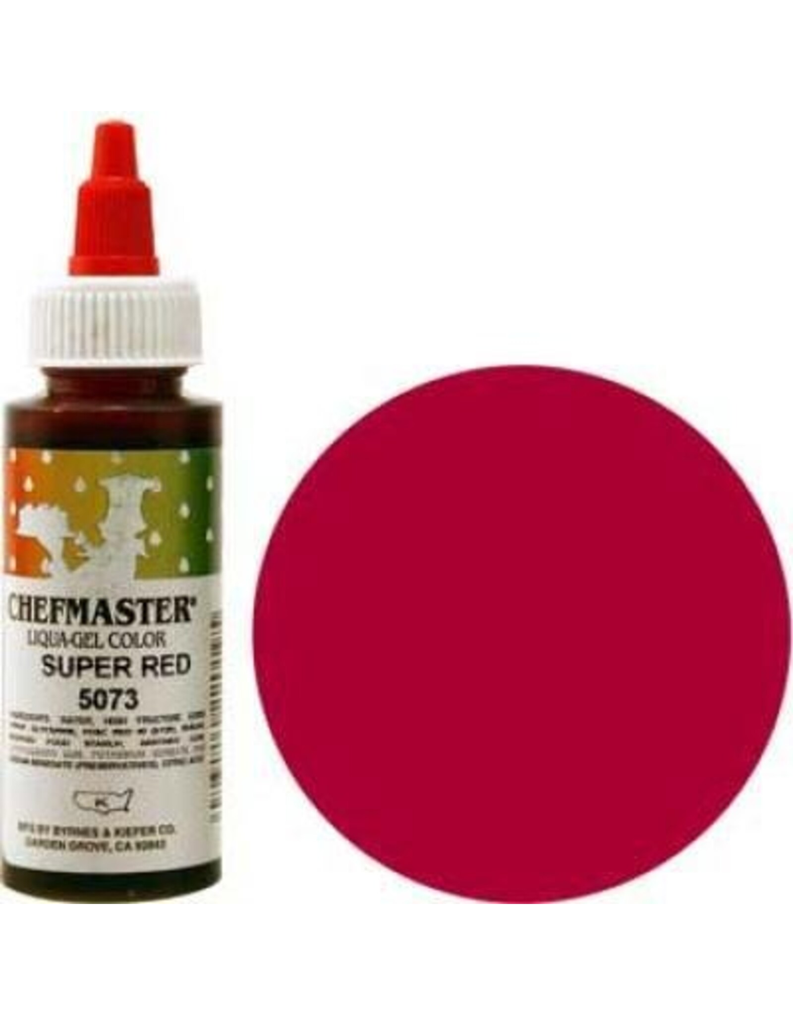 Super Red Chefmaster Liqua-gel 2.3 ounce