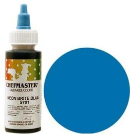 Neon Blue Chefmaster Liqua-gel 2.3 ounce