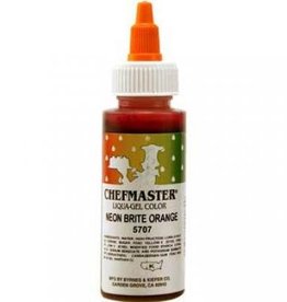 Neon Orange Chefmaster Liqua-gel 2.3 ounce