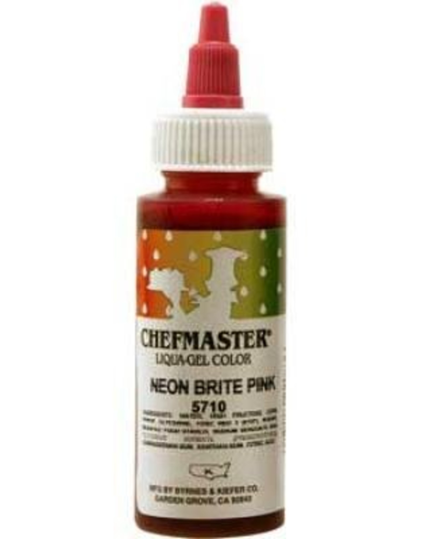 Neon Pink Chefmaster Liqua-gel 2.3 ounce