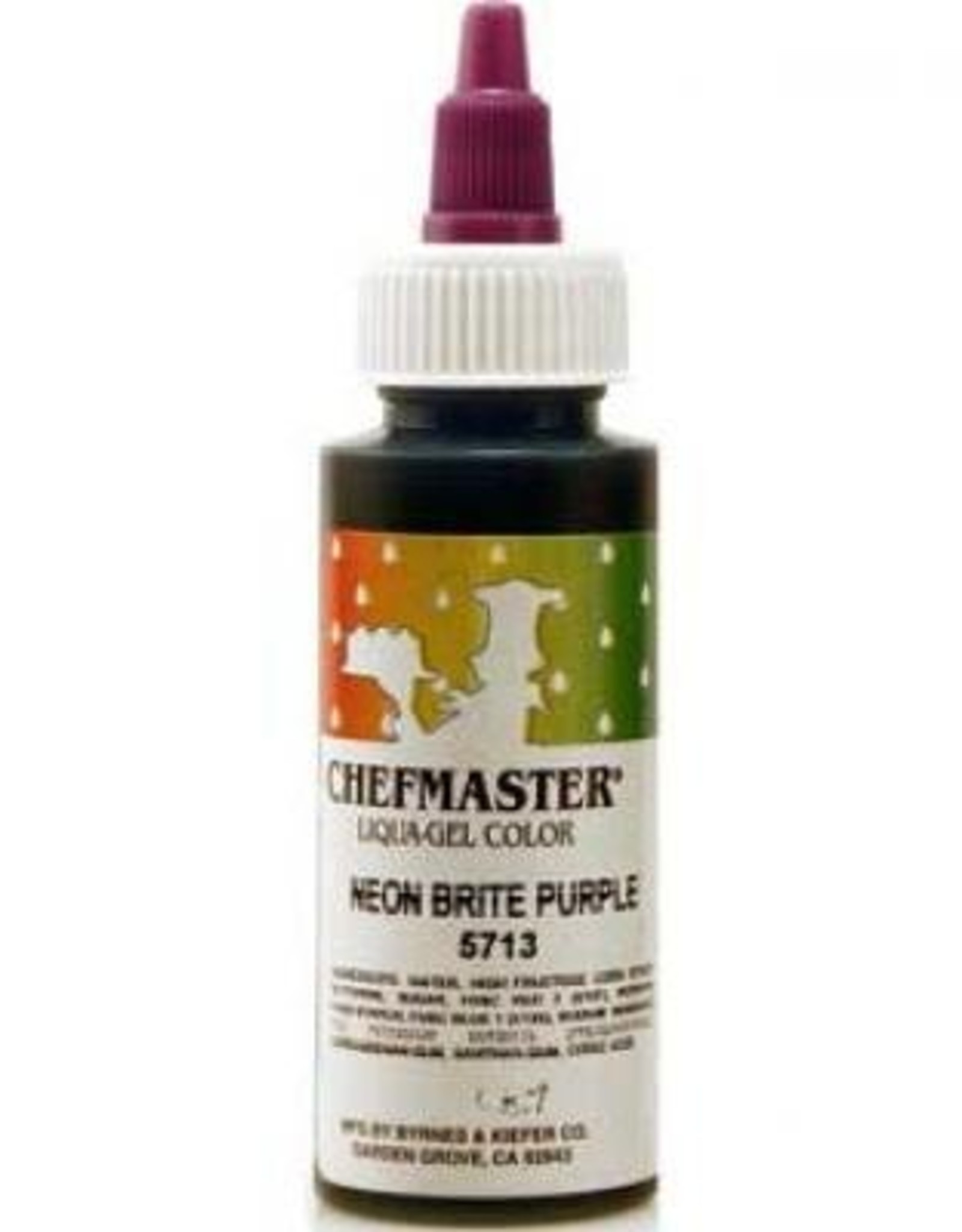 Neon Purple ChefMaster Liqua-gel(2.3oz)