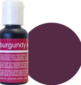 Burgundy Wine Chefmaster Liqua-gel 3/4 ounce