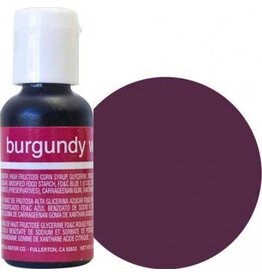 Burgundy Wine Chefmaster Liqua-gel 3/4 ounce