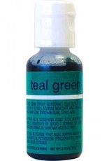 Teal Green Chefmaster Liqua-gel 3/4 ounce