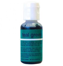 Teal Green Chefmaster Liqua-gel 3/4 ounce