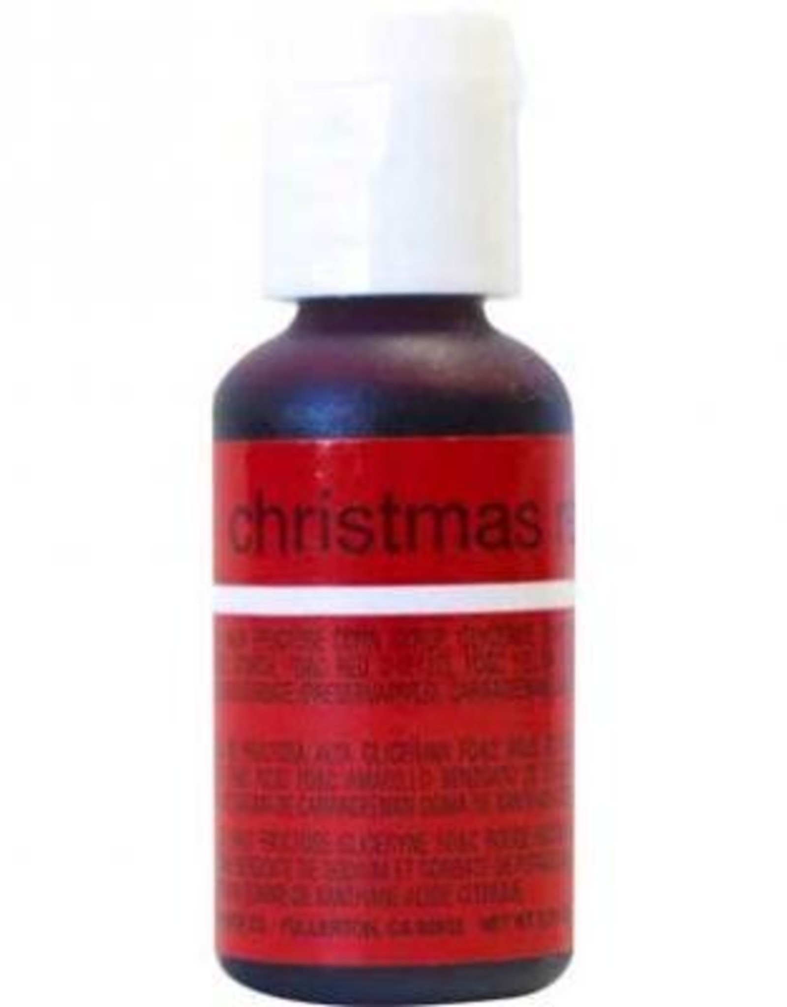 Christmas Red Chefmaster Liqua-gel 3/4 ounce