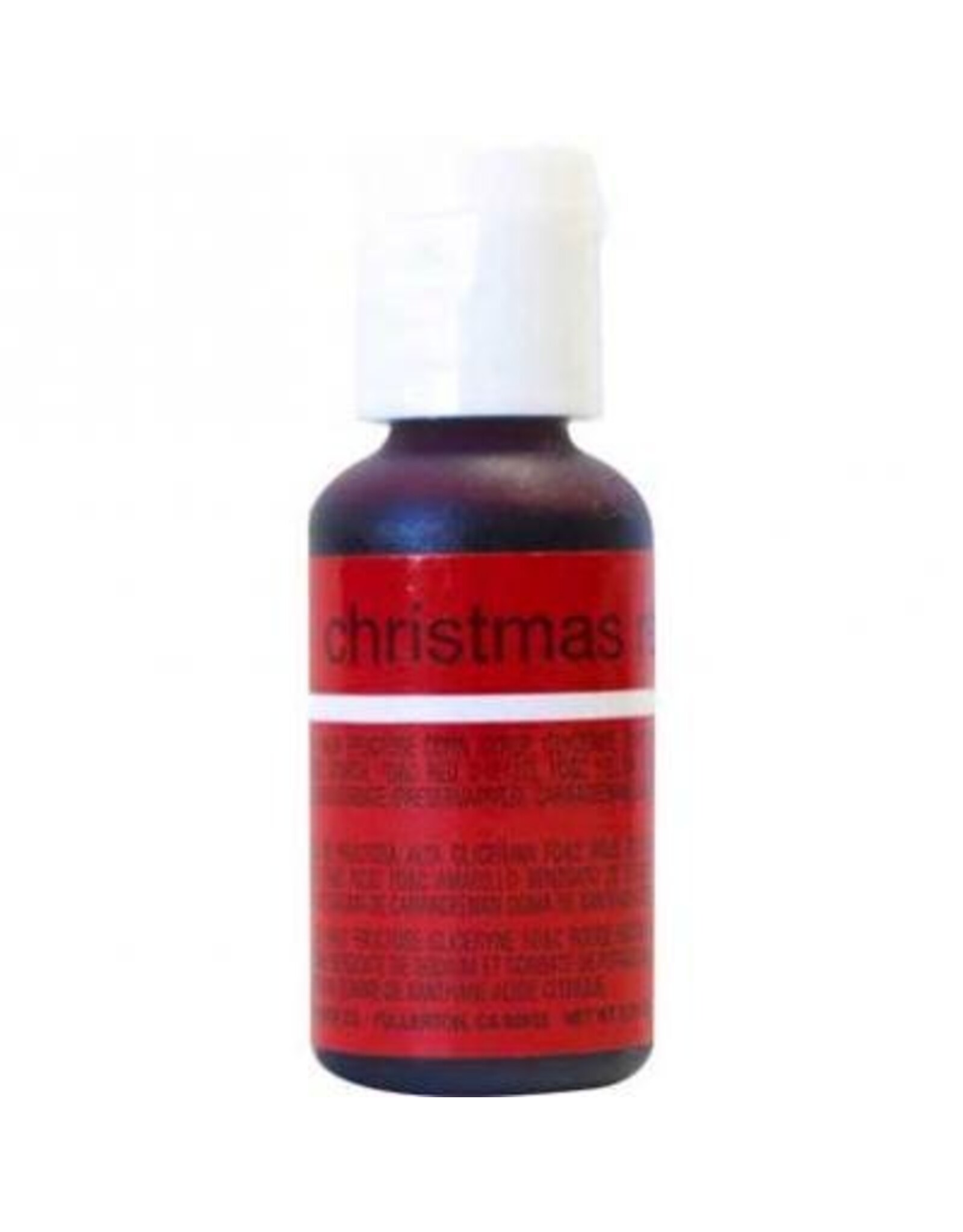 Christmas Red Chefmaster Liqua-gel 3/4 ounce