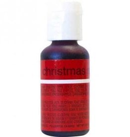 Christmas Red Chefmaster Liqua-gel 3/4 ounce