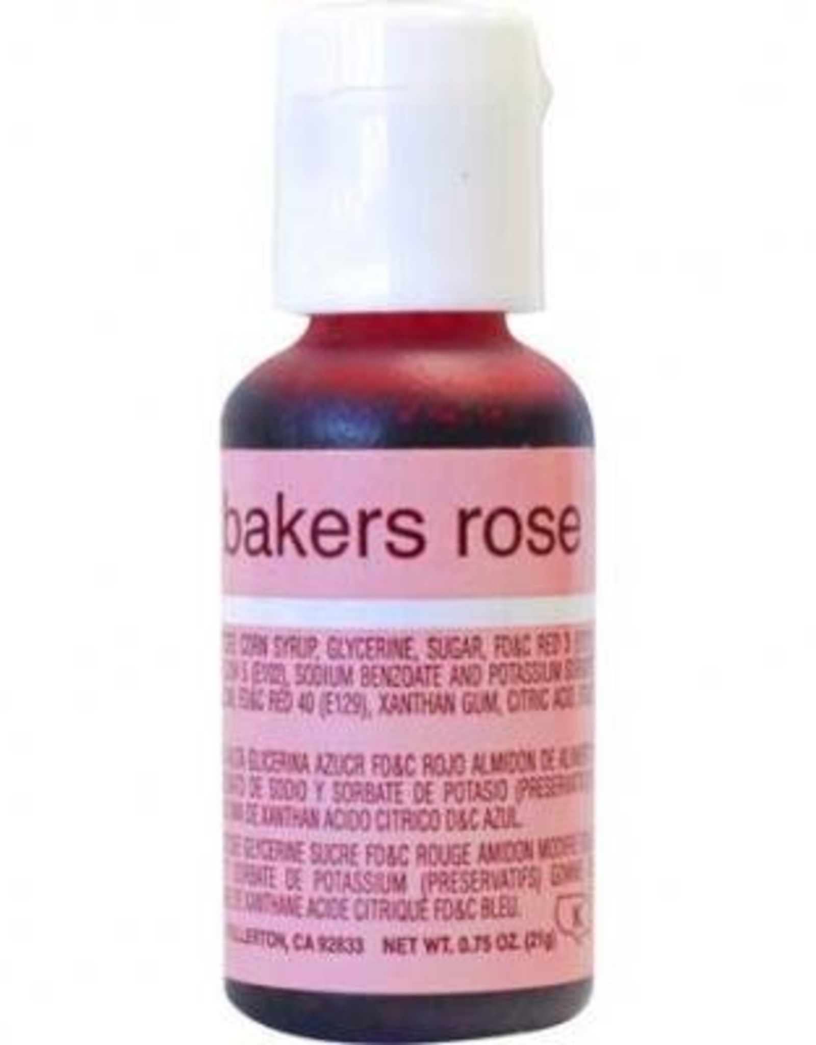 Baker's Rose Chefmaster Liqua-gel 3/4 ounce