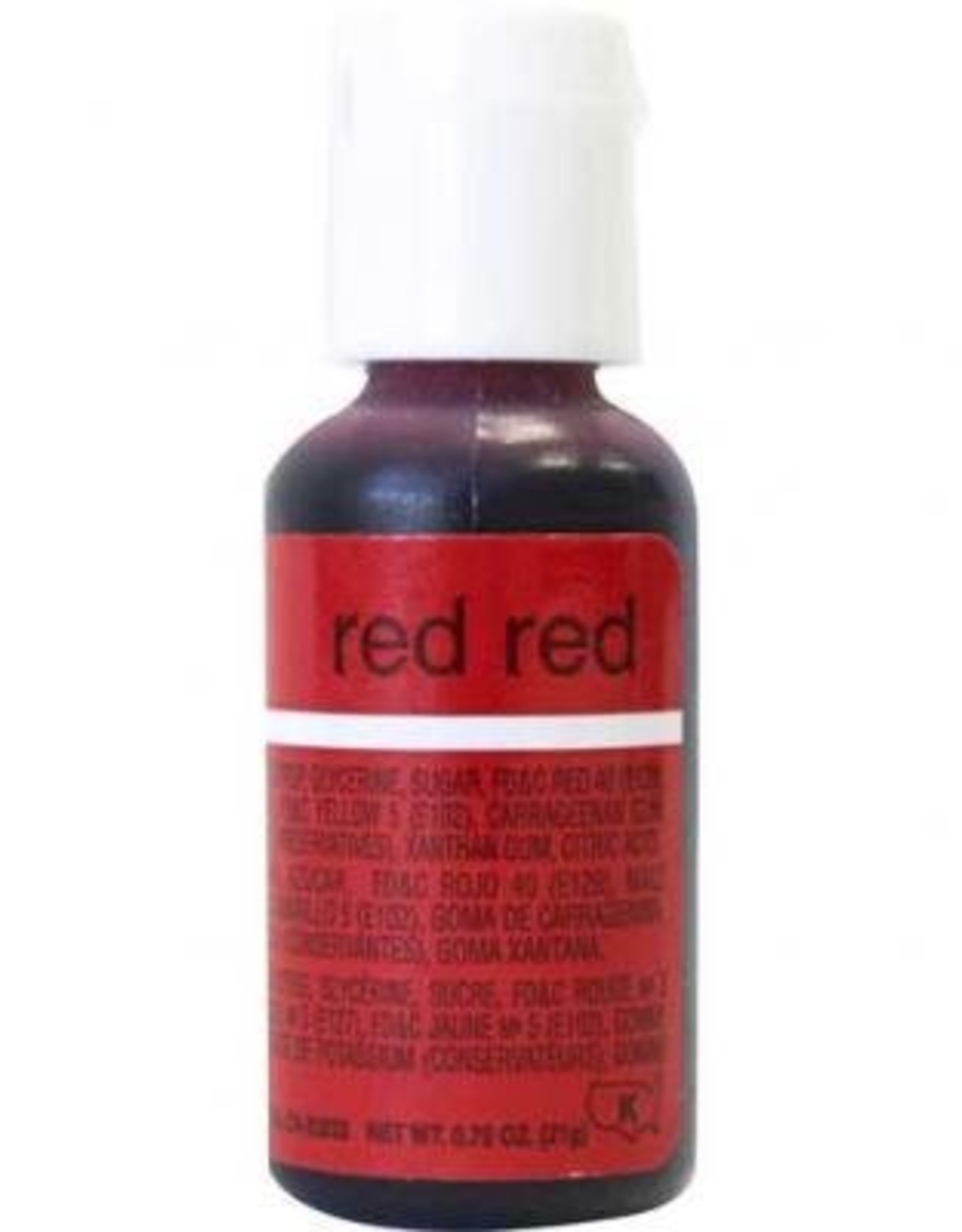 Red Red Chefmaster Liqua-gel 3/4 ounce