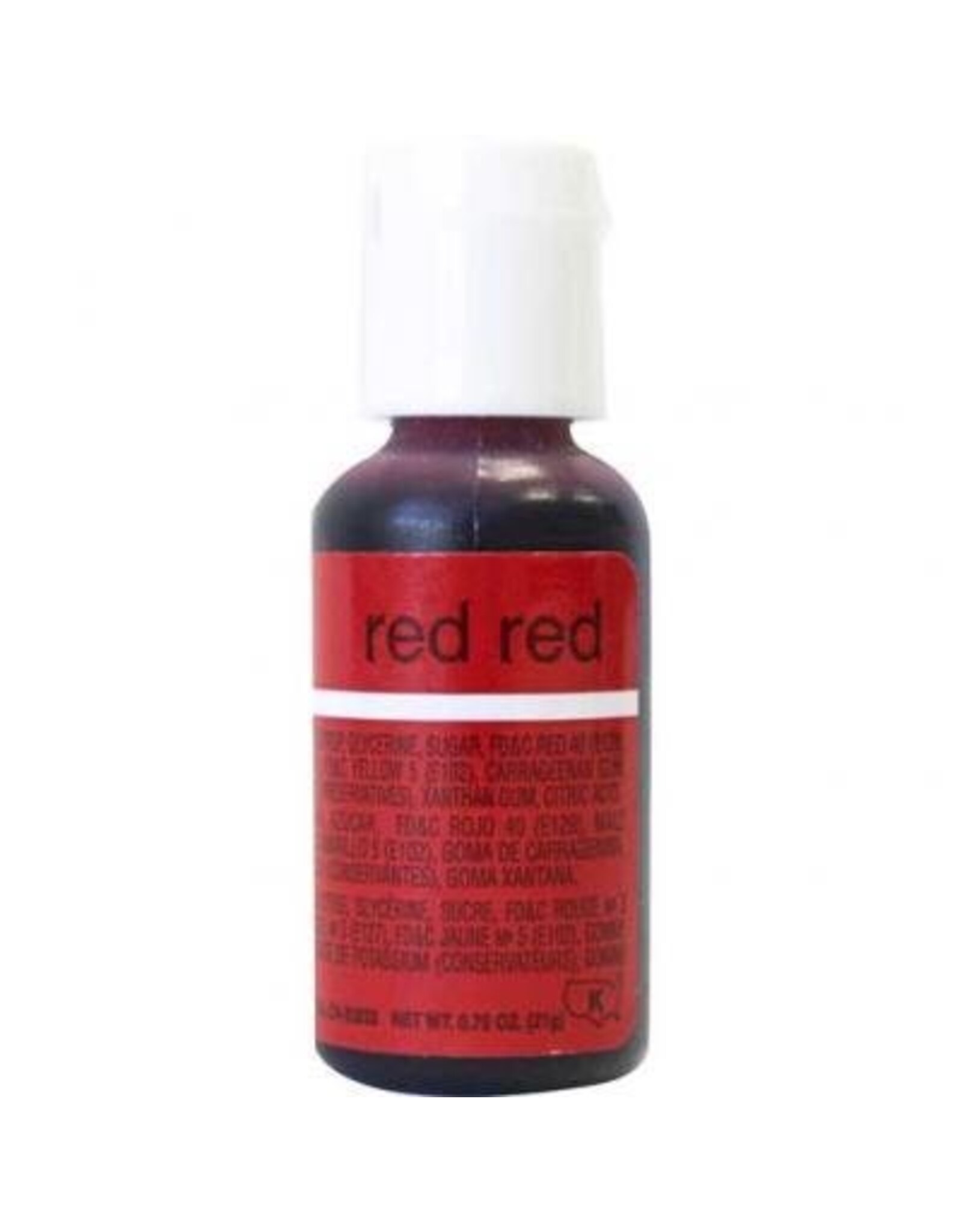 Red Red Chefmaster Liqua-gel 3/4 ounce