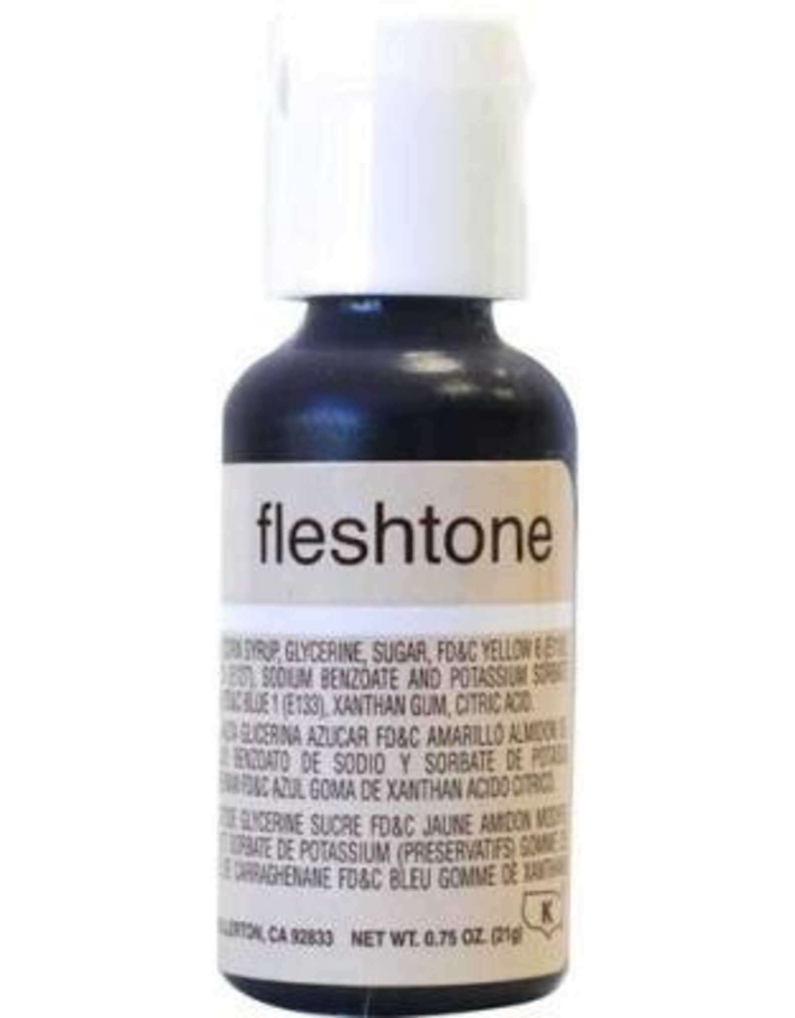 Fleshtone/Sienna Chefmaster Liqua-gel 3/4 ounce