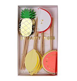 FRUIT PARTY PICKS set of 24