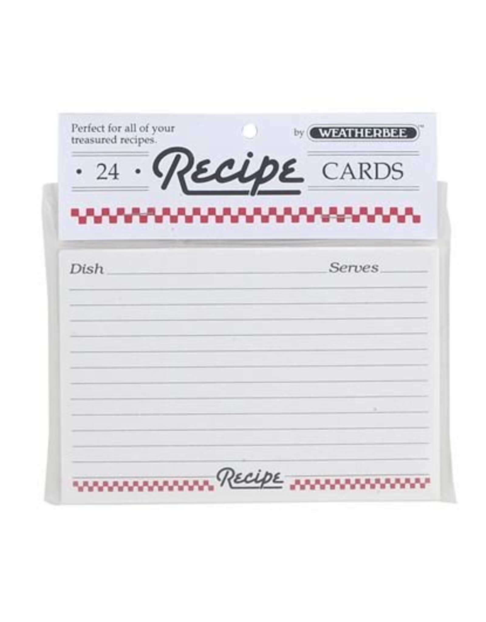 Recipe Cards 4 X 6, set of 24