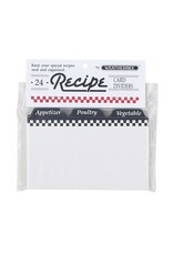 Recipe Dividers (24) 3 X 5