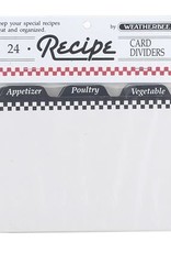 Recipe Dividers (24) 4 X 6