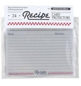 Recipe Card Protectors 4 X 6, set of 24