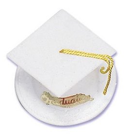 Graduation Hat (White)