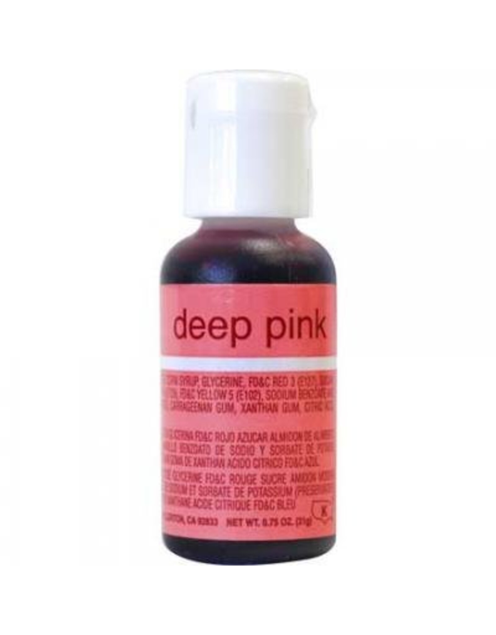 Deep Pink Chefmaster Liqua-gel 3/4 ounce